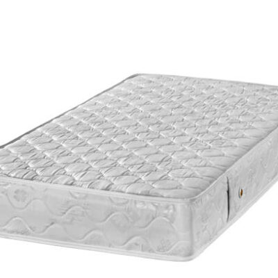 Comfortable mattress isolated on white background, orthopedic mattress