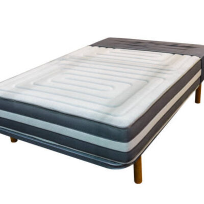 Image of orthopedic mattress isolated on white background