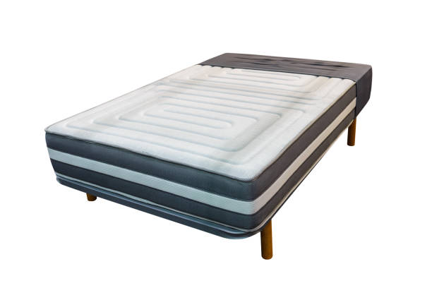 Image of orthopedic mattress isolated on white background